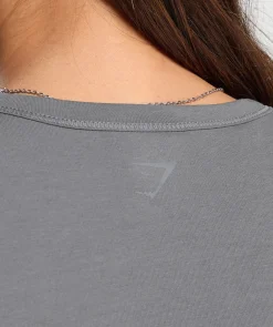 DAMES Gymshark Croptops|T-shirts*Cotton Crop Top