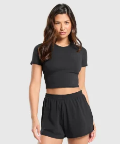 DAMES Gymshark Ondergoed|Dames Ondergoed*Cotton Crop Top