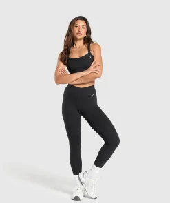 DAMES Gymshark Zwarte Leggings*Cotton Leggings