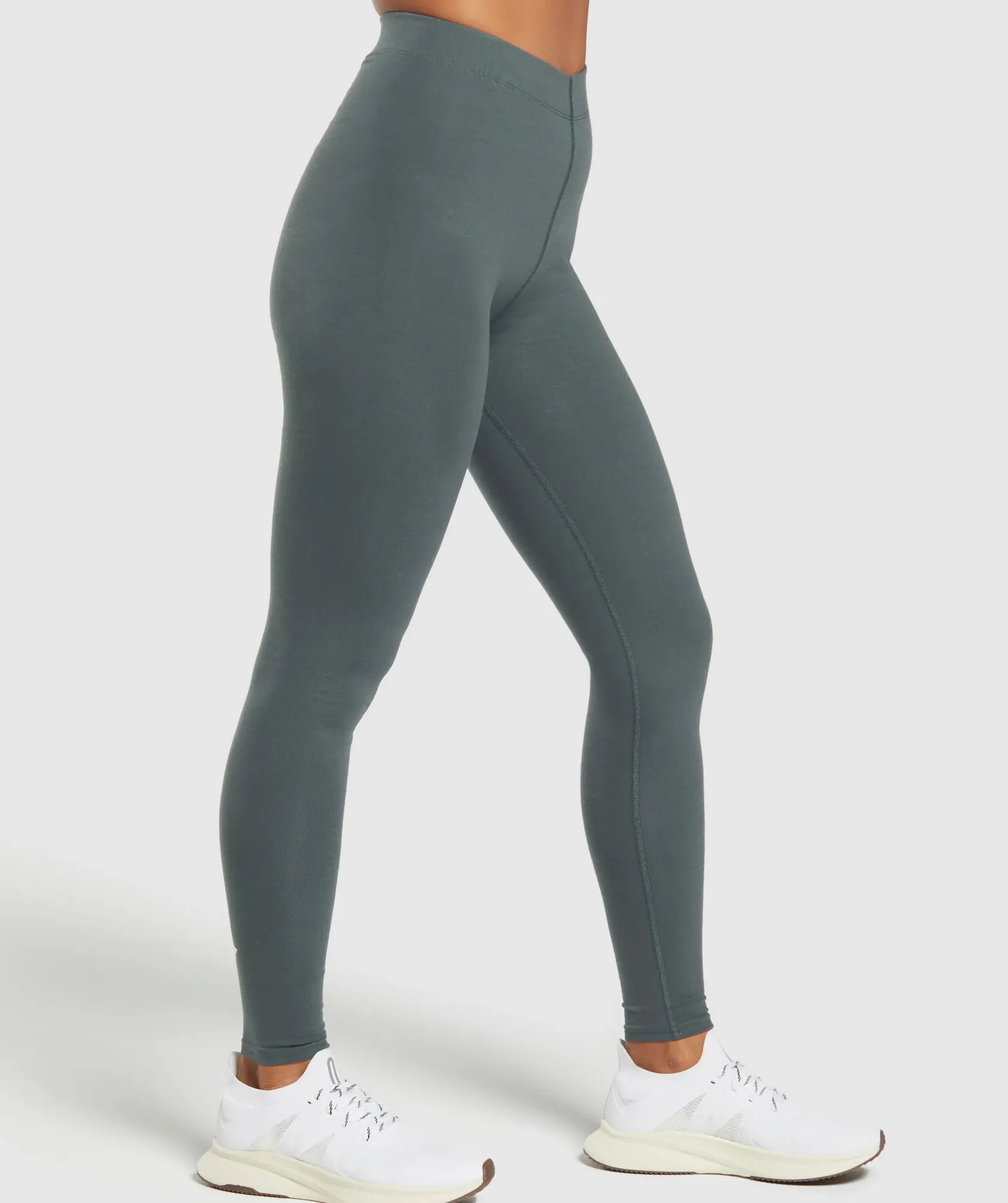 DAMES Gymshark Leggings|Hoog Getailleerd*Cotton Leggings
