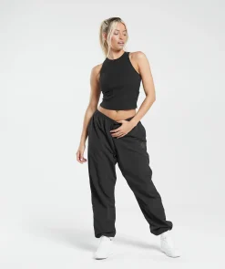 DAMES Gymshark Croptops|Tanktops*Cotton Rib Midi Tank