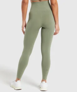 DAMES Gymshark Leggings|Hoog Getailleerd*Cotton Seamless Leggings