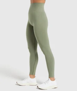 DAMES Gymshark Leggings|Hoog Getailleerd*Cotton Seamless Leggings