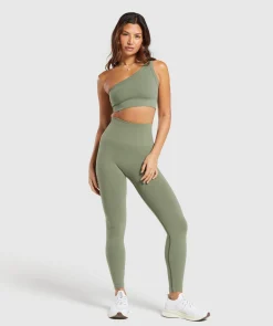DAMES Gymshark Leggings|Hoog Getailleerd*Cotton Seamless Leggings