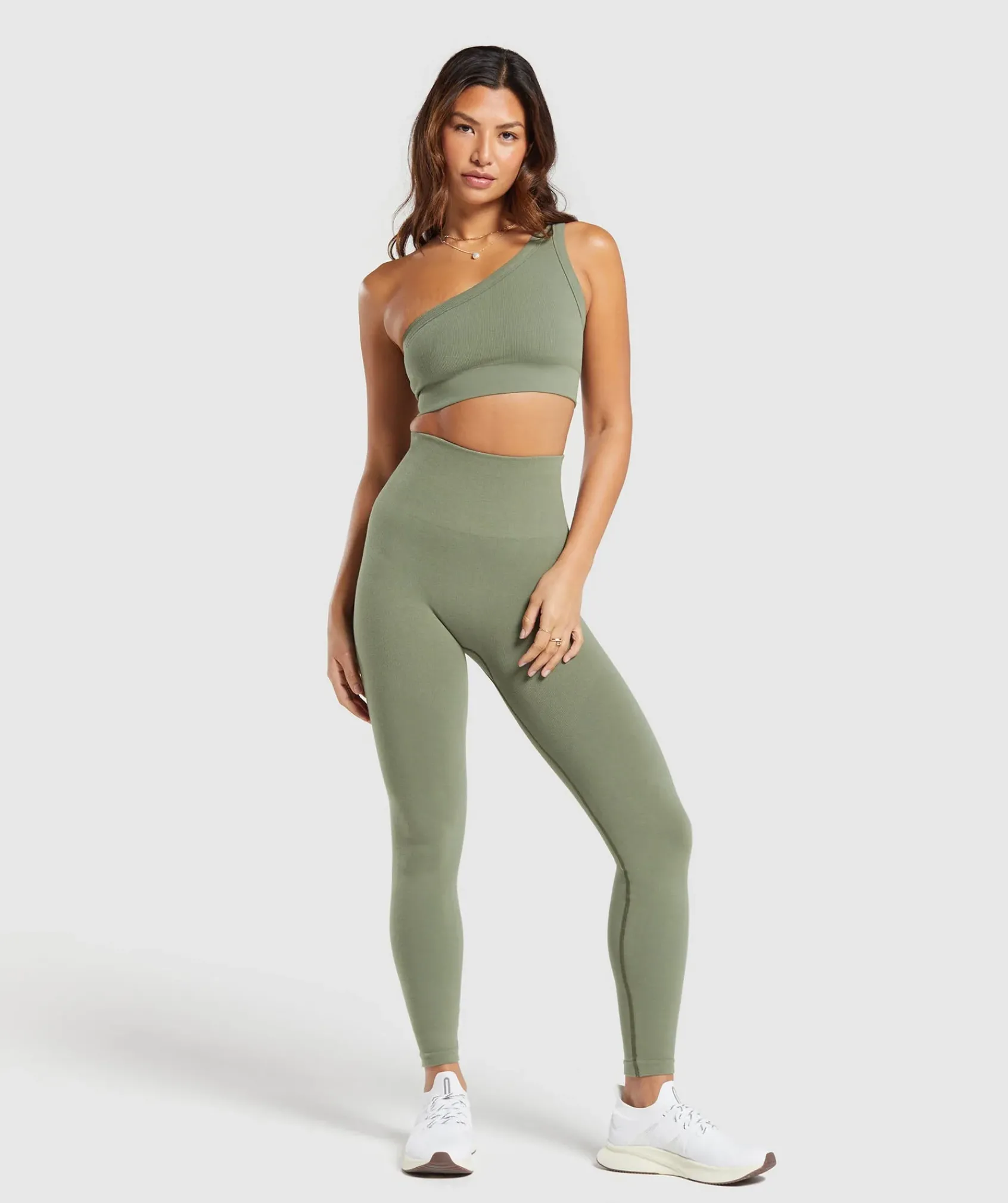 DAMES Gymshark Leggings|Hoog Getailleerd*Cotton Seamless Leggings