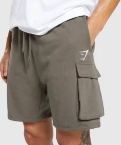 Heren Gymshark Shorts|Cargobroeken*Crest Cargo Shorts