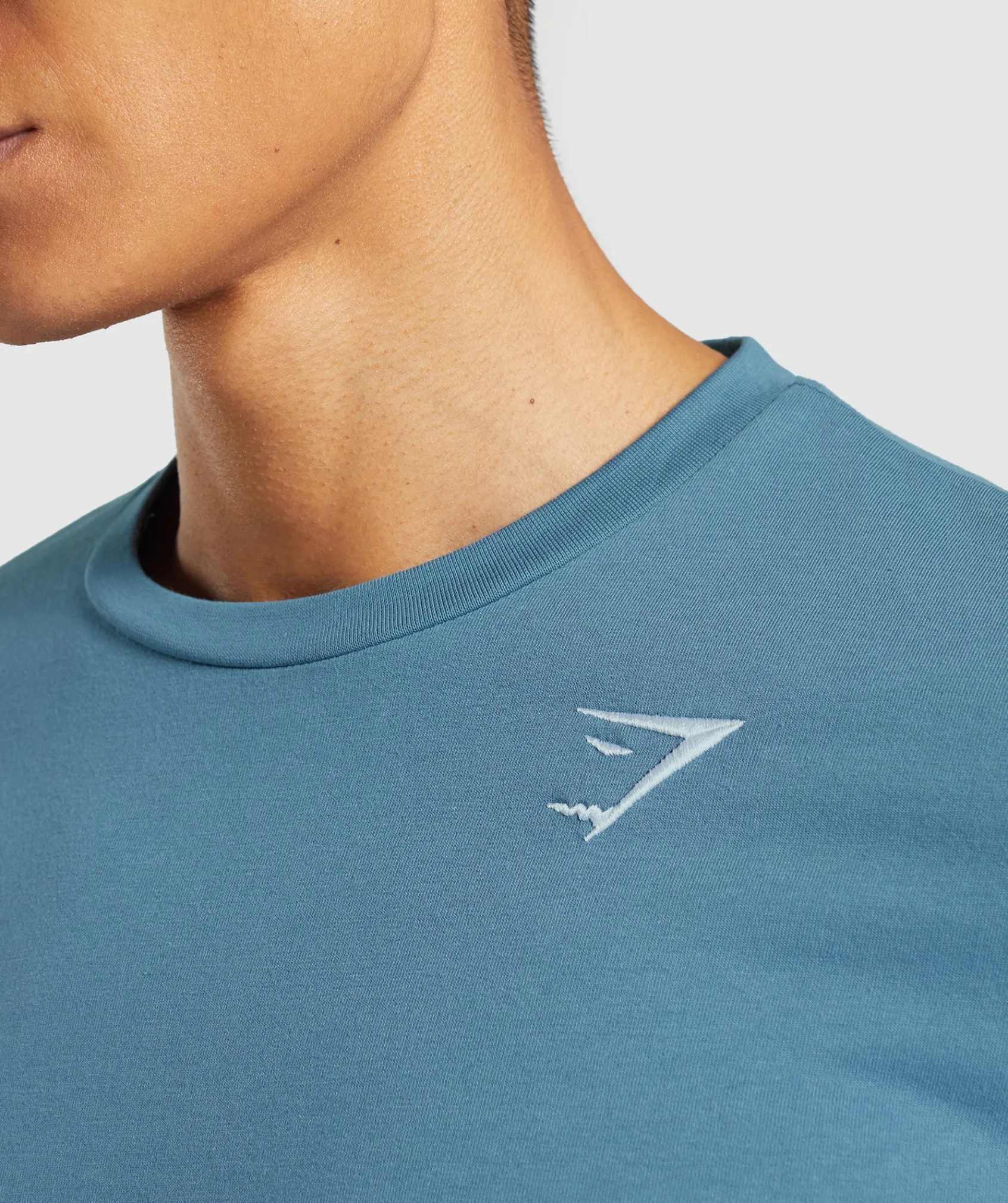 Heren Gymshark T-shirts*Crest Long Sleeve T-Shirt