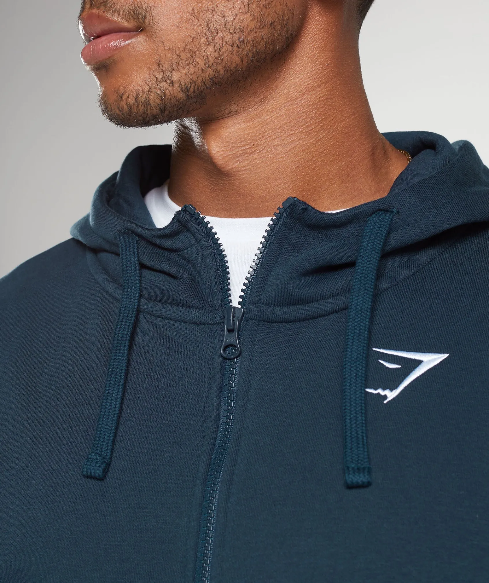 Heren Gymshark Sportjacks|Hoodies & Truien*Crest Oversized Zip Up Hoodie