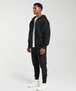 Heren Gymshark Sportjacks|Hoodies & Truien*Crest Oversized Zip Up Hoodie