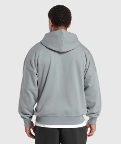 Heren Gymshark Sportjacks|Hoodies & Truien*Crest Oversized Zip Up Hoodie