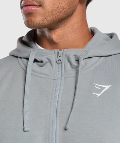 Heren Gymshark Sportjacks|Hoodies & Truien*Crest Oversized Zip Up Hoodie