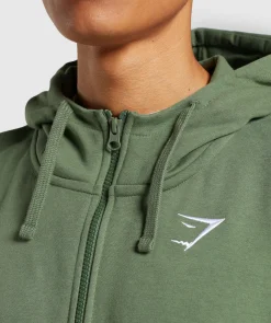 Heren Gymshark Hoodies & Truien*Crest Oversized Zip Up Hoodie