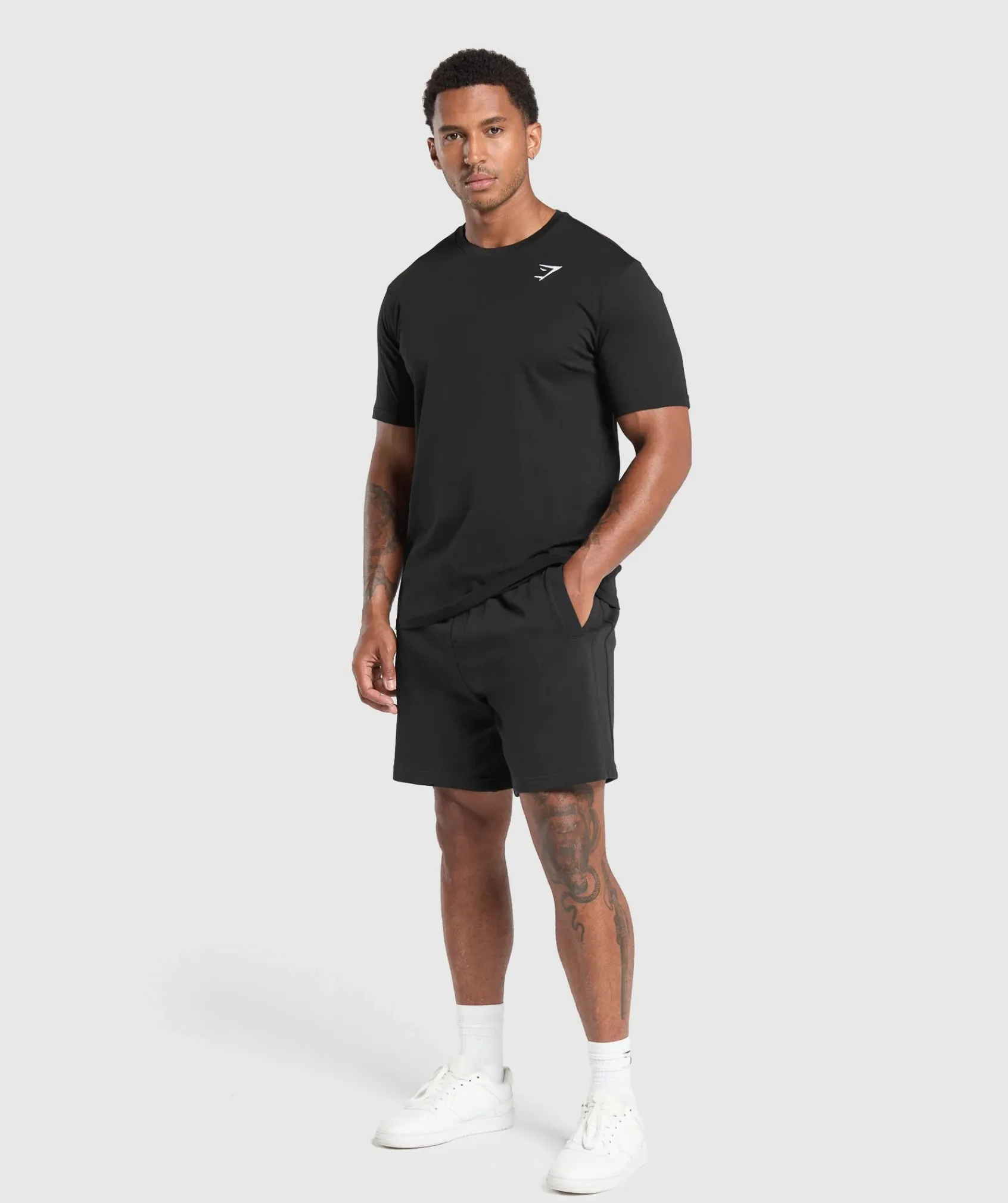 Heren Gymshark T-shirts*Crest T-Shirt
