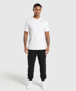 Heren Gymshark T-shirts*Crest V-Neck T Shirt