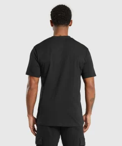 Heren Gymshark T-shirts*Crest V-Neck T Shirt