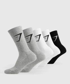 Gymshark Sportsokken|Crewsokken*Crew Socks 5pk