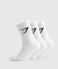 Gymshark Sportsokken|Crewsokken*Crew Socks 3pk