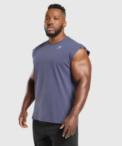 Heren Gymshark Tanktops|T-shirts*Critical Cut Off Tank