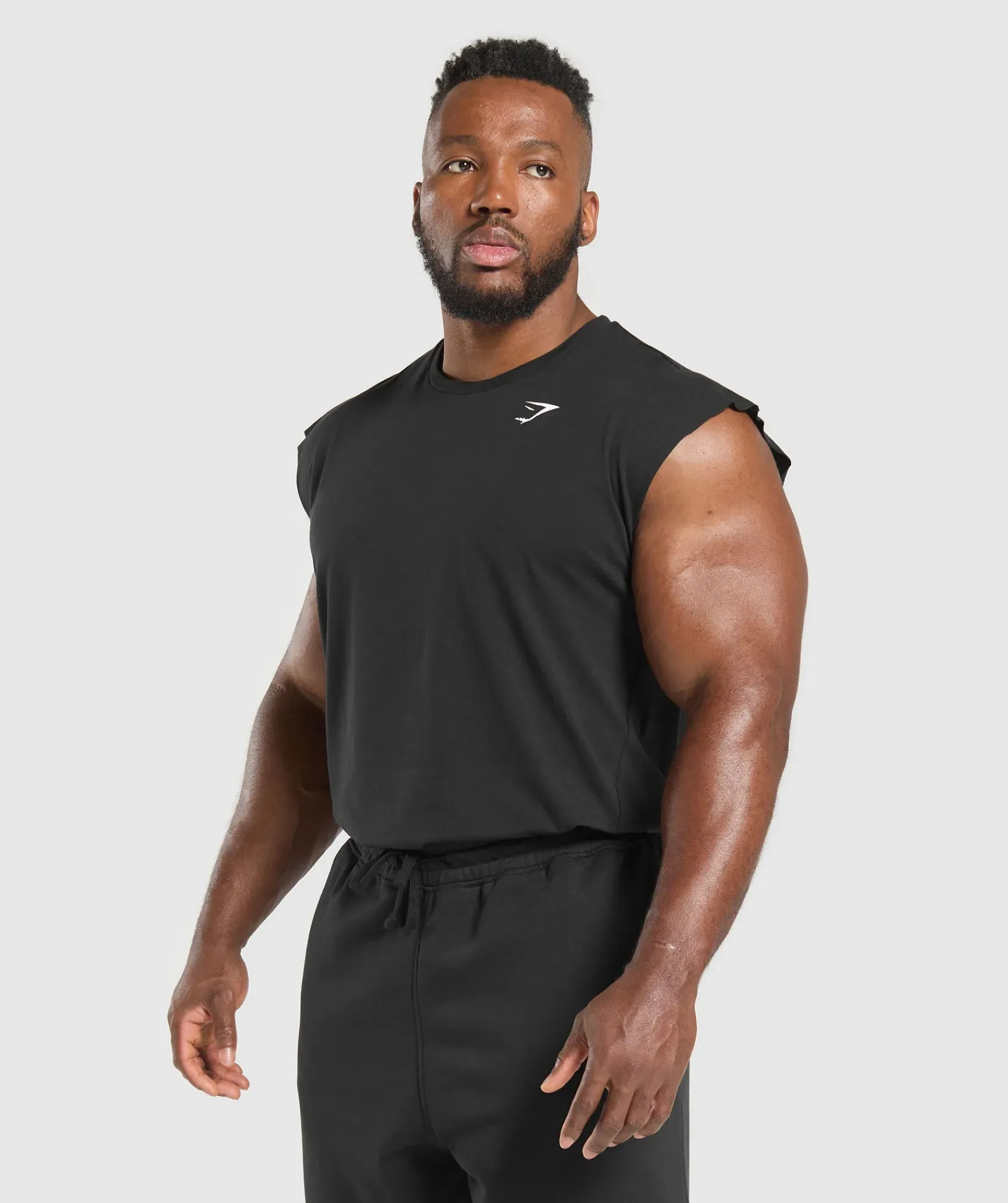 Heren Gymshark Tanktops|T-shirts*Critical Cut Off Tank