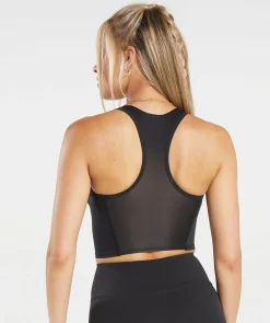 DAMES Gymshark Croptops|Tanktops*Crop Mesh Tank