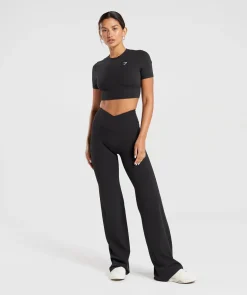 DAMES Gymshark Croptops|T-shirts*Crossover Crop Top