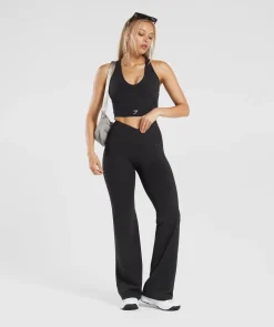 DAMES Gymshark Bedekkende Sportkleding|Leggings*Crossover Regular Flared Leggings
