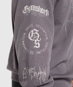 Heren Gymshark Hoodies & Truien*Distressed Graphic Crew