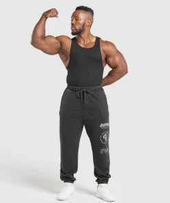Heren Gymshark Joggingbroeken*Distressed Graphic Joggers