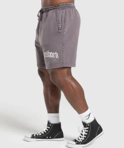 Heren Gymshark Shorts*Distressed Graphic 7" Shorts