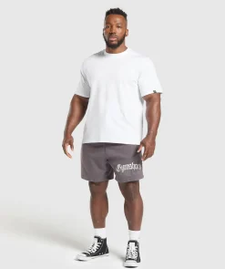 Heren Gymshark Shorts*Distressed Graphic 7" Shorts