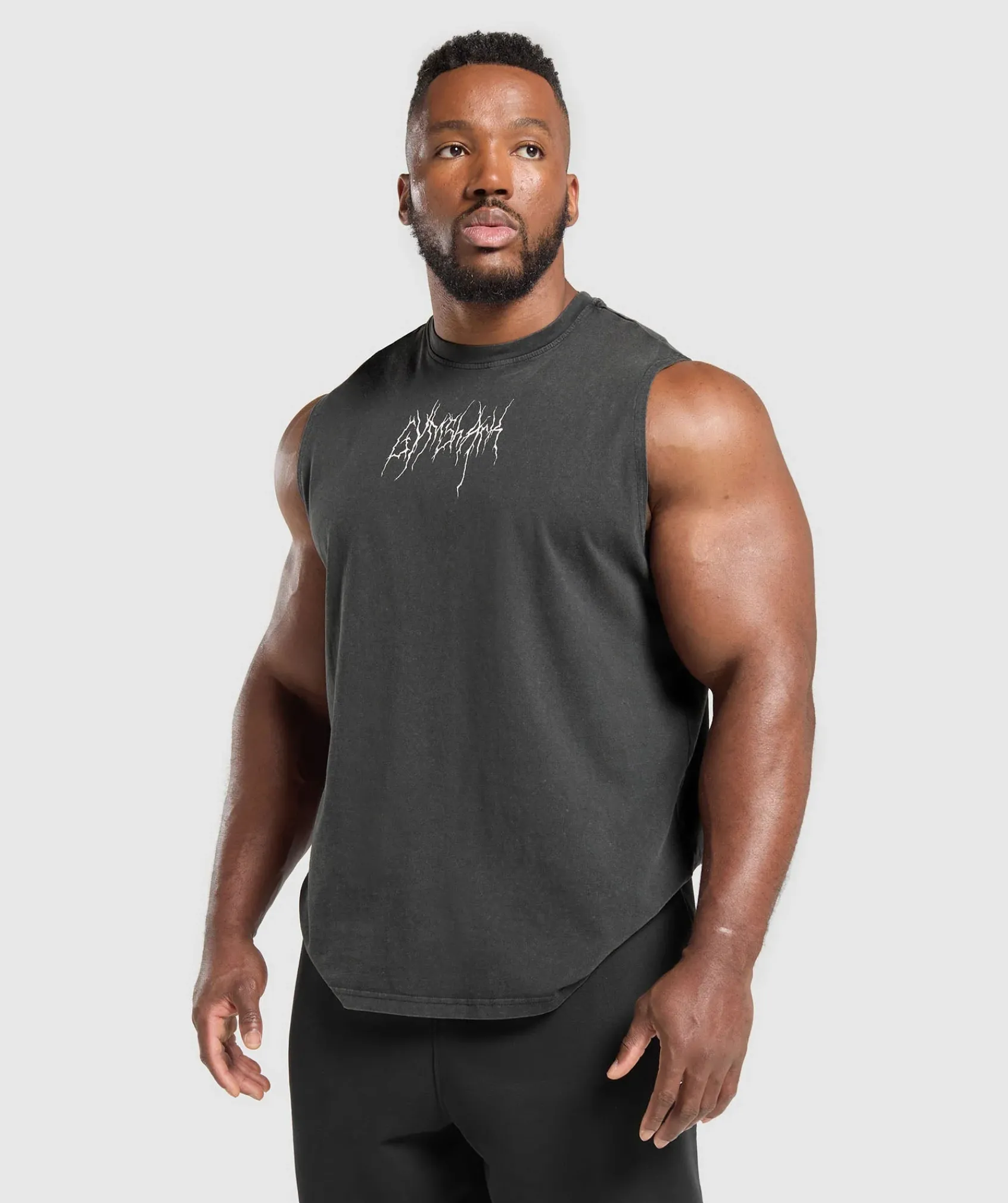 Heren Gymshark Tanktops*Distressed Graphic Tank