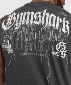 Heren Gymshark Tanktops*Distressed Graphic Tank