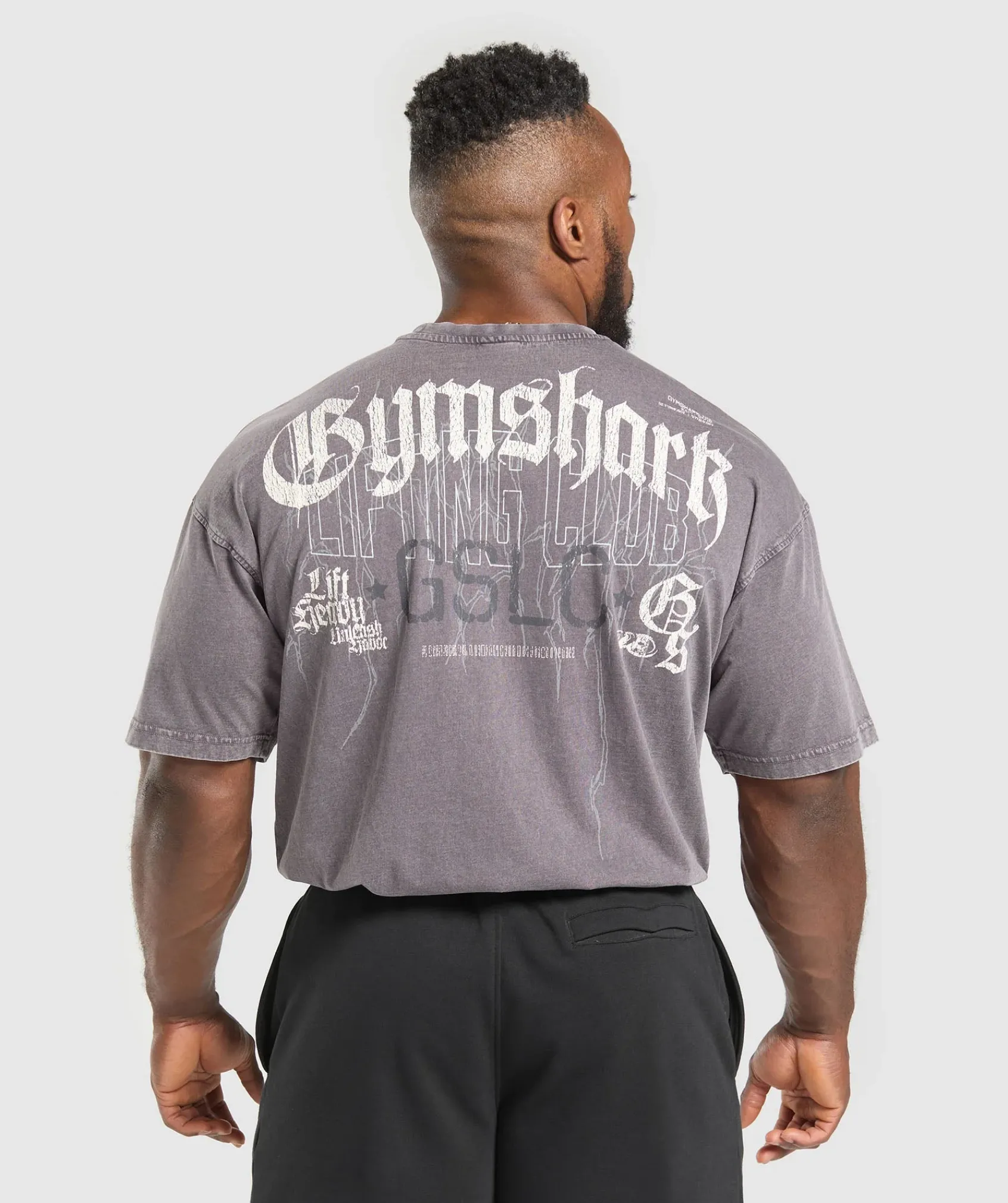 Heren Gymshark T-shirts*Distressed Graphic T-shirt