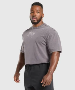 Heren Gymshark T-shirts*Distressed Graphic T-shirt