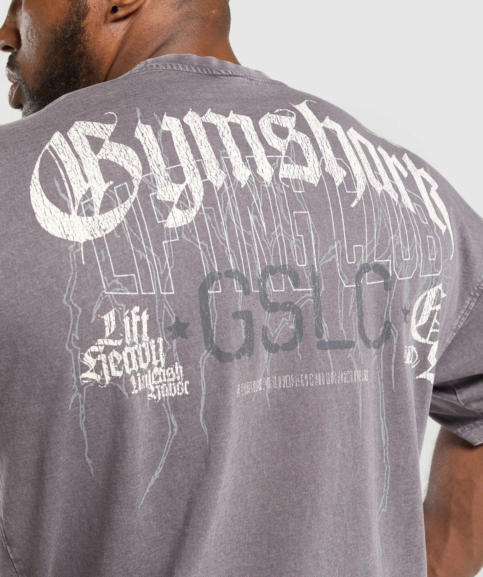 Heren Gymshark T-shirts*Distressed Graphic T-shirt