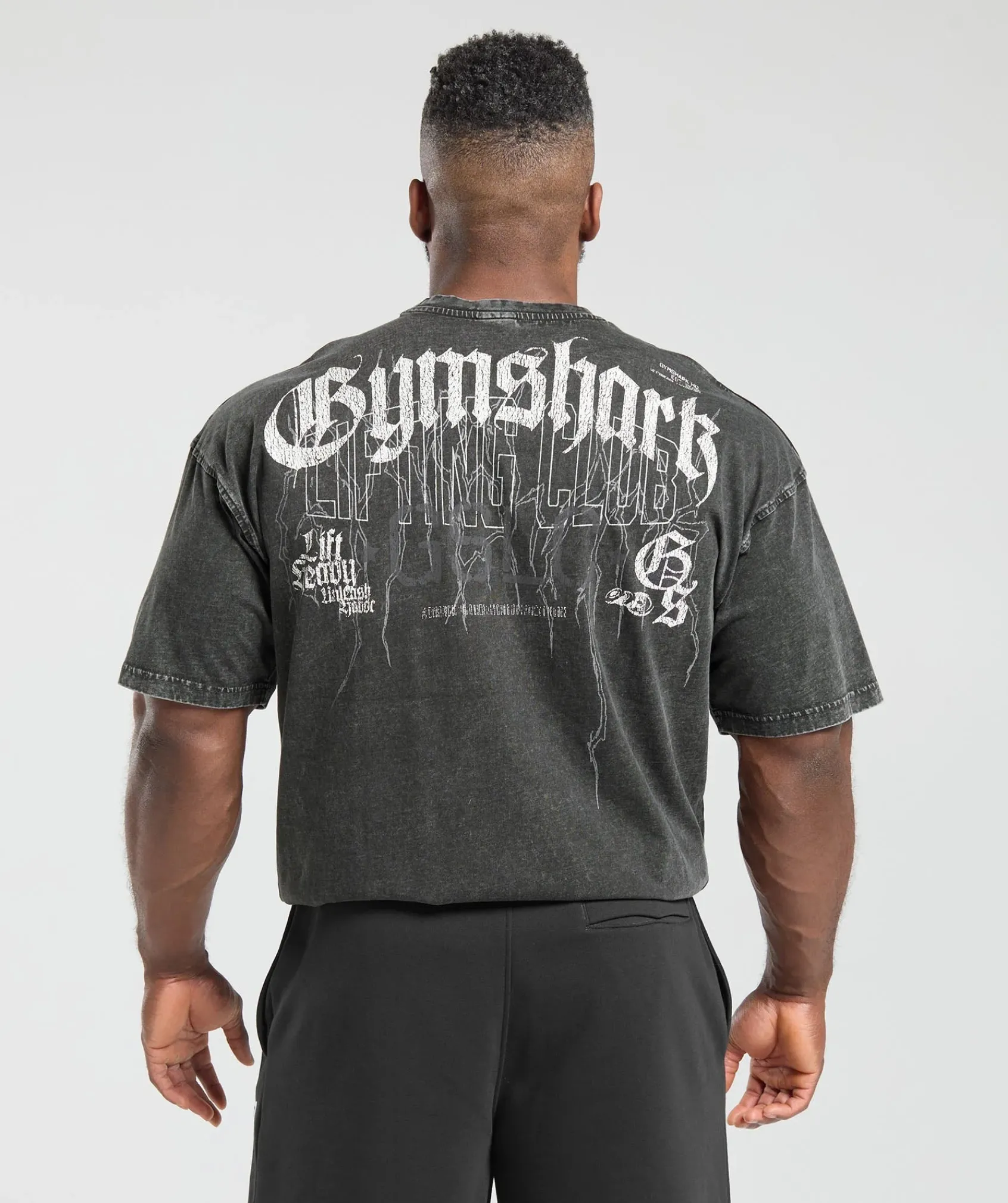 Heren Gymshark T-shirts*Distressed Graphic T-shirt