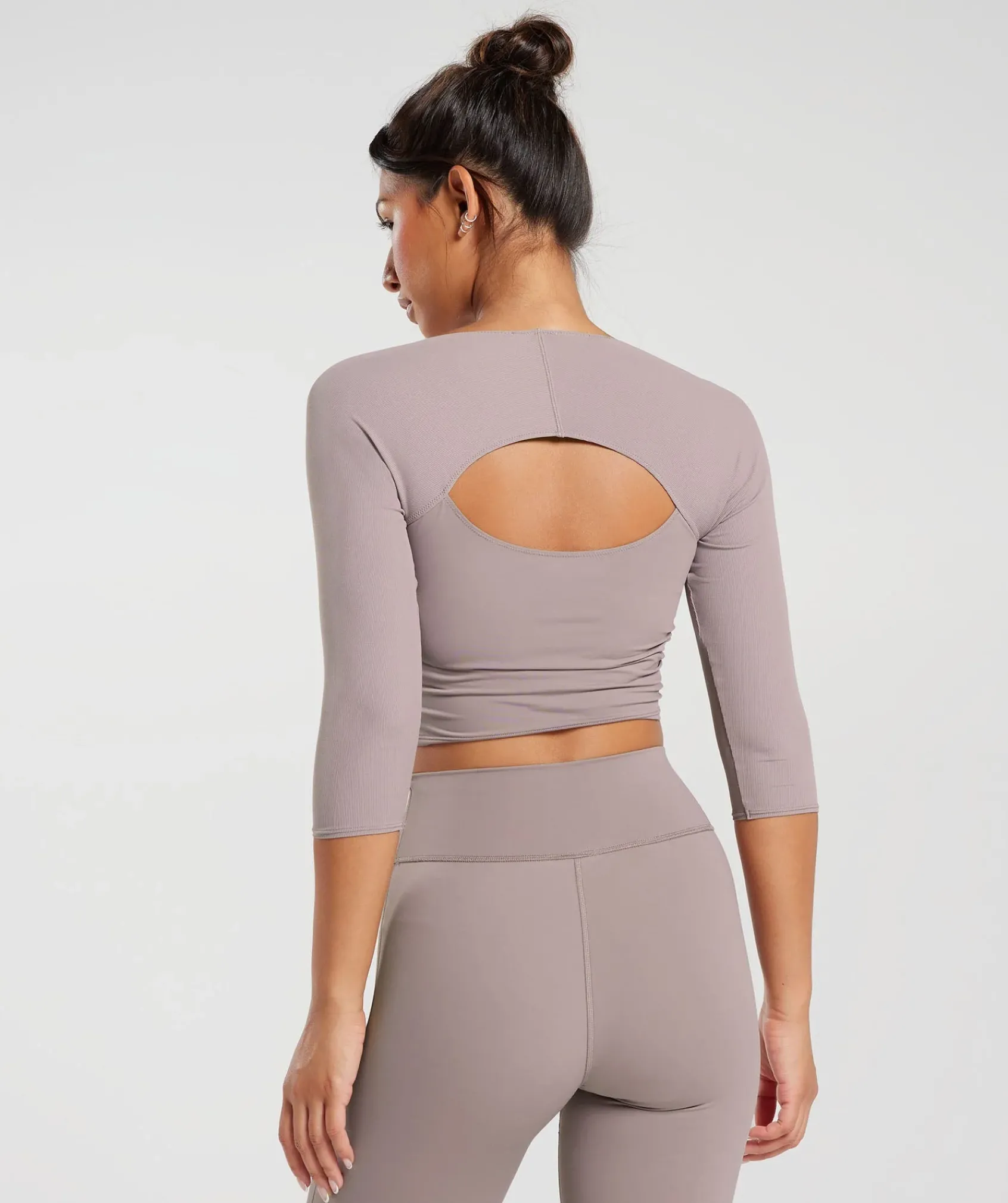 DAMES Gymshark Croptops|T-shirts*Elevate 3/4 Sleeve Crop Top