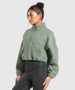 DAMES Gymshark Outerwear*Elevate Fleece Mid Jacket