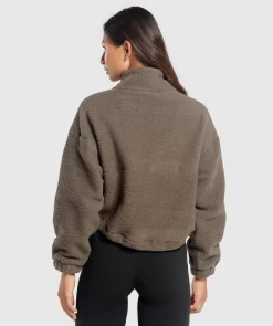 DAMES Gymshark Outerwear|Sportjacks*Elevate Fleece Midi Jacket