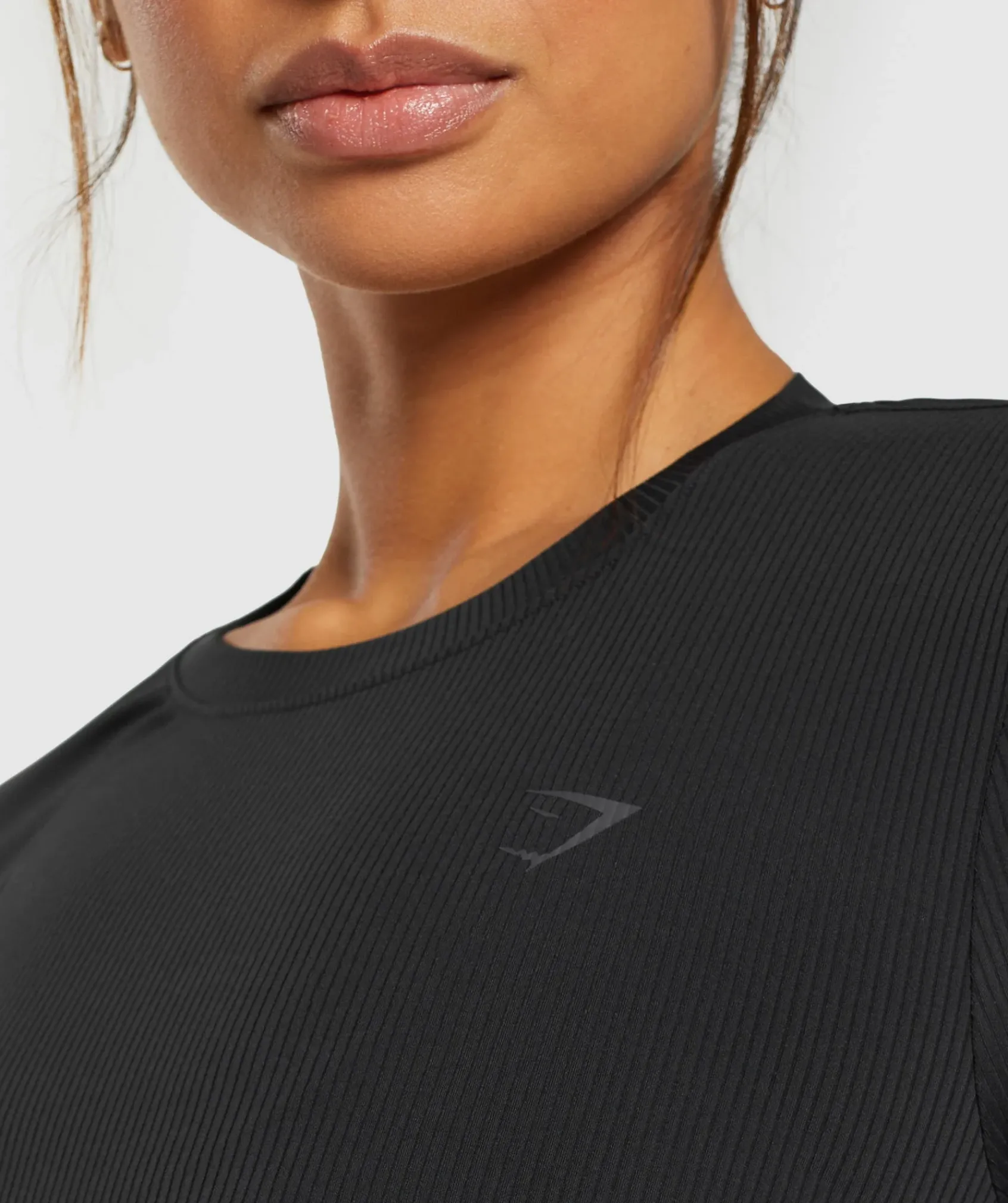 DAMES Gymshark T-shirts*Elevate Long Sleeve Ruched Top