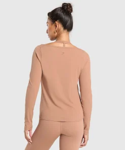 DAMES Gymshark T-shirts*Elevate Long Sleeve Top