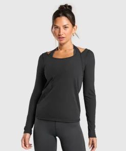 DAMES Gymshark T-shirts*Elevate Long Sleeve Top
