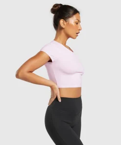 DAMES Gymshark Croptops|T-shirts*Elevate Ruched Crop Top