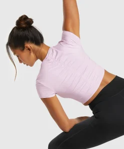 DAMES Gymshark Croptops|T-shirts*Elevate Ruched Crop Top