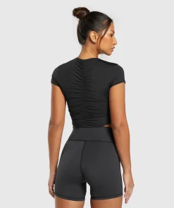 DAMES Gymshark Croptops|T-shirts*Elevate Ruched Crop Top