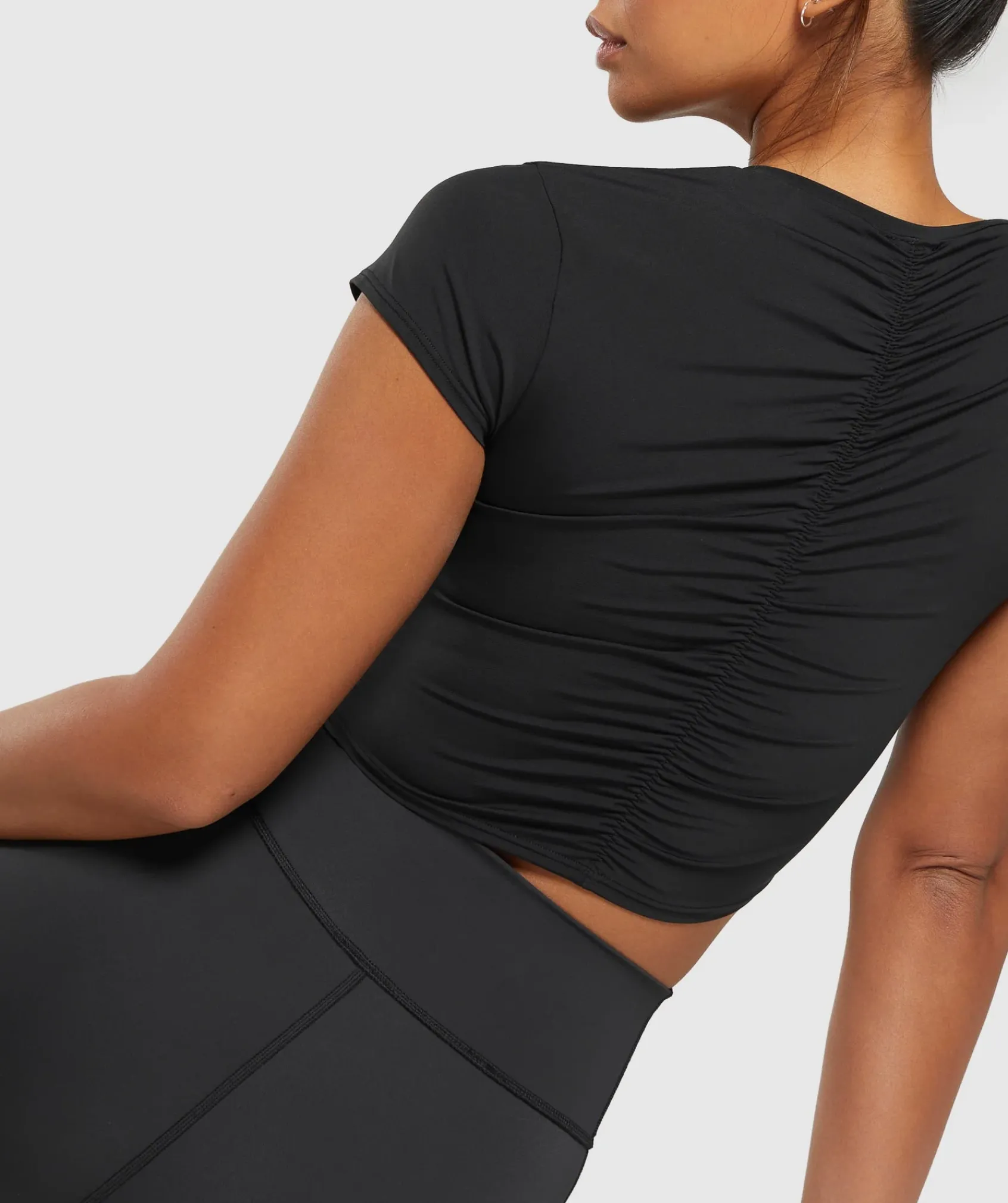 DAMES Gymshark Croptops|T-shirts*Elevate Ruched Crop Top
