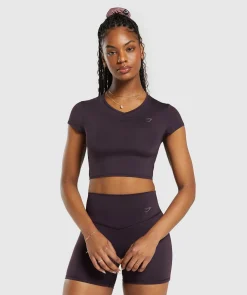 DAMES Gymshark Croptops|T-shirts*Elevate Ruched Crop Top