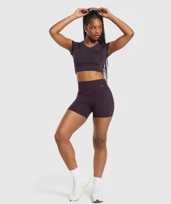 DAMES Gymshark Croptops|T-shirts*Elevate Ruched Crop Top