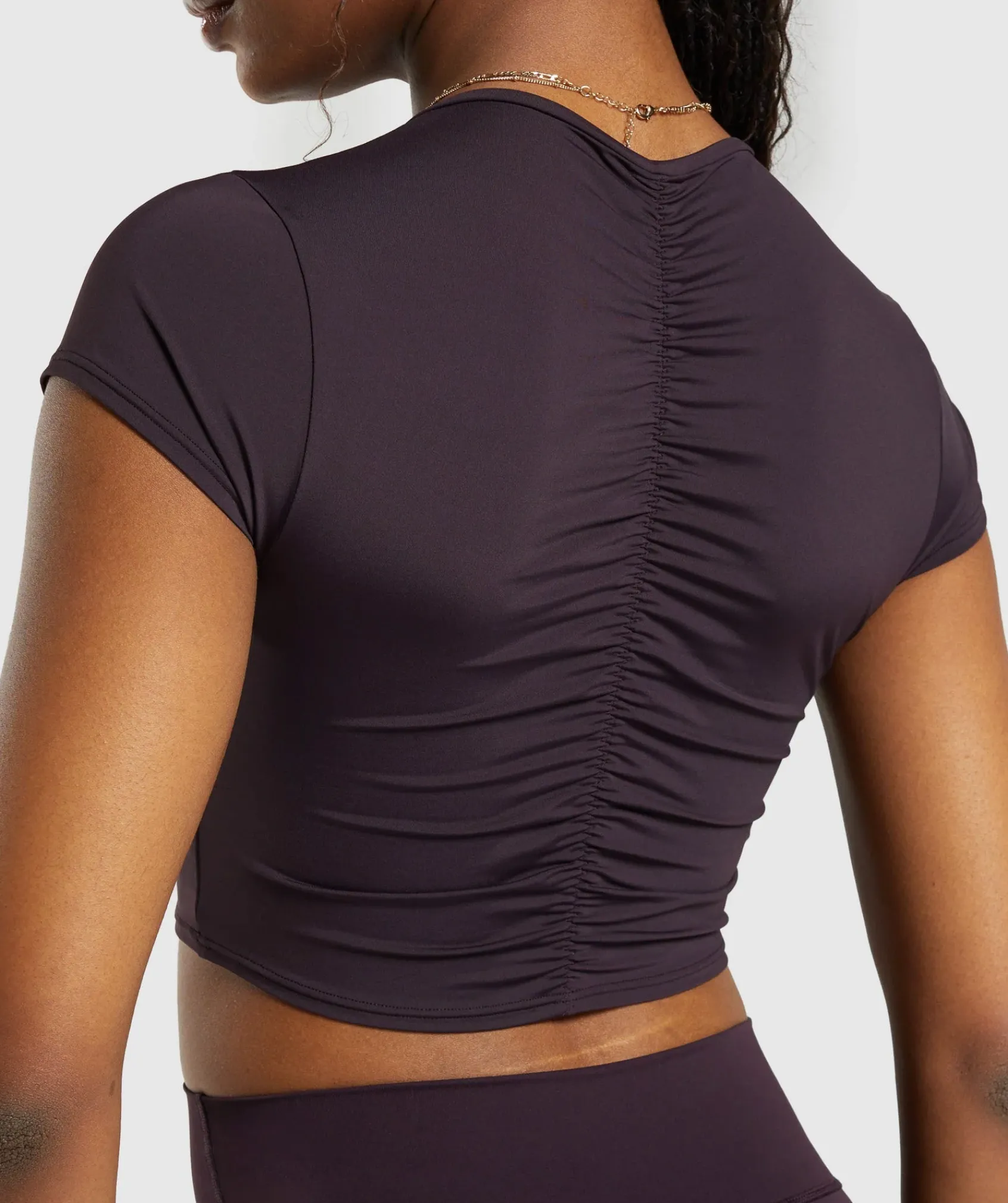 DAMES Gymshark Croptops|T-shirts*Elevate Ruched Crop Top