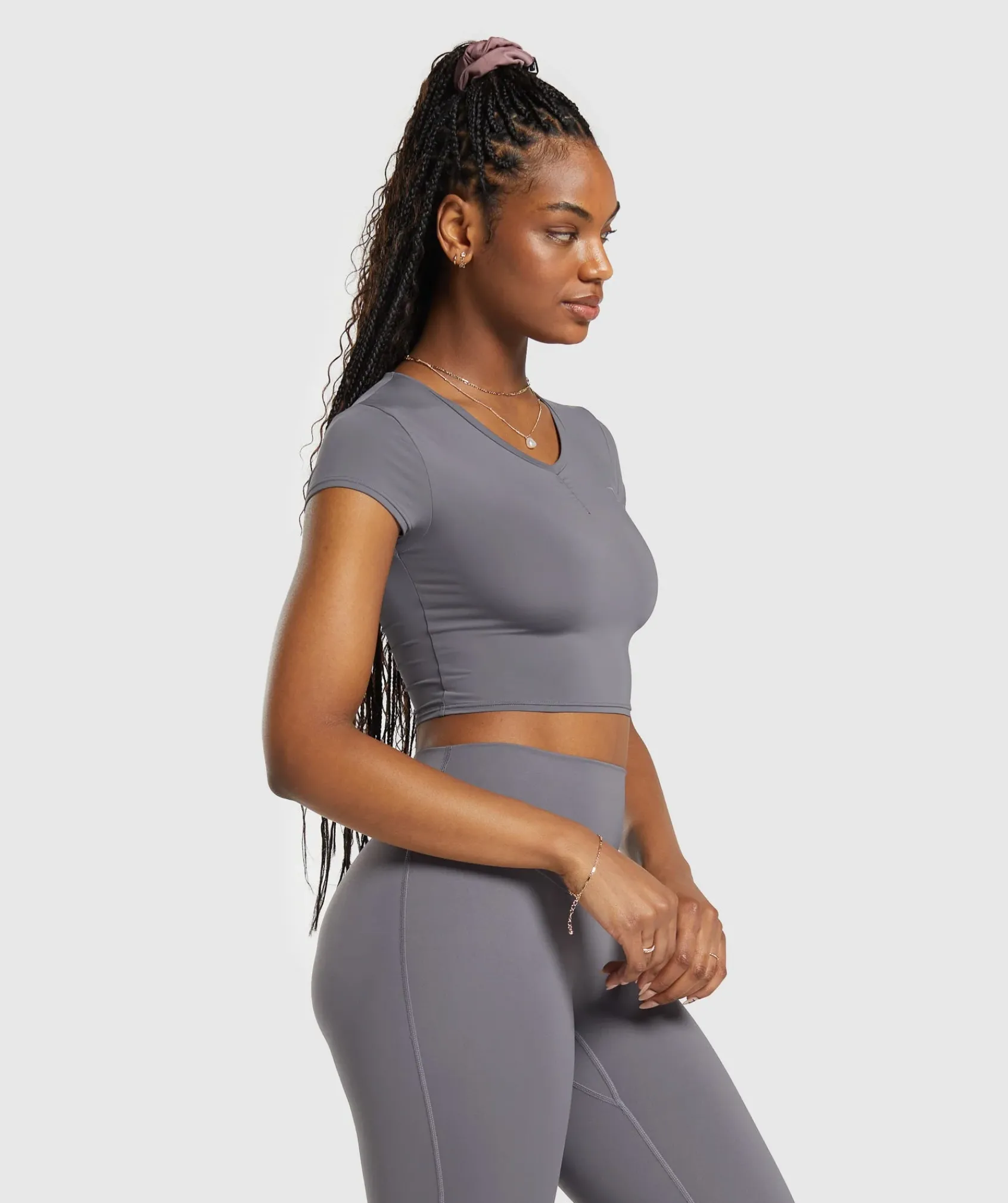 DAMES Gymshark Croptops|T-shirts*Elevate Ruched Crop Top